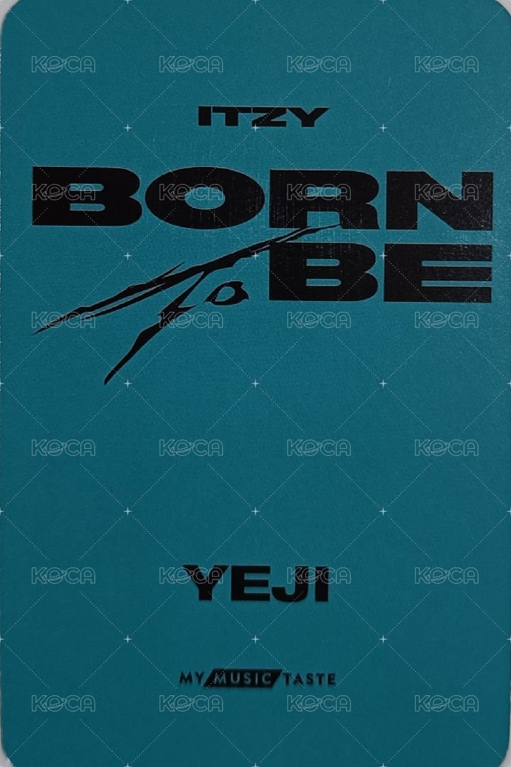 BORN TO BE mmt 預售 特典卡 天使 背面