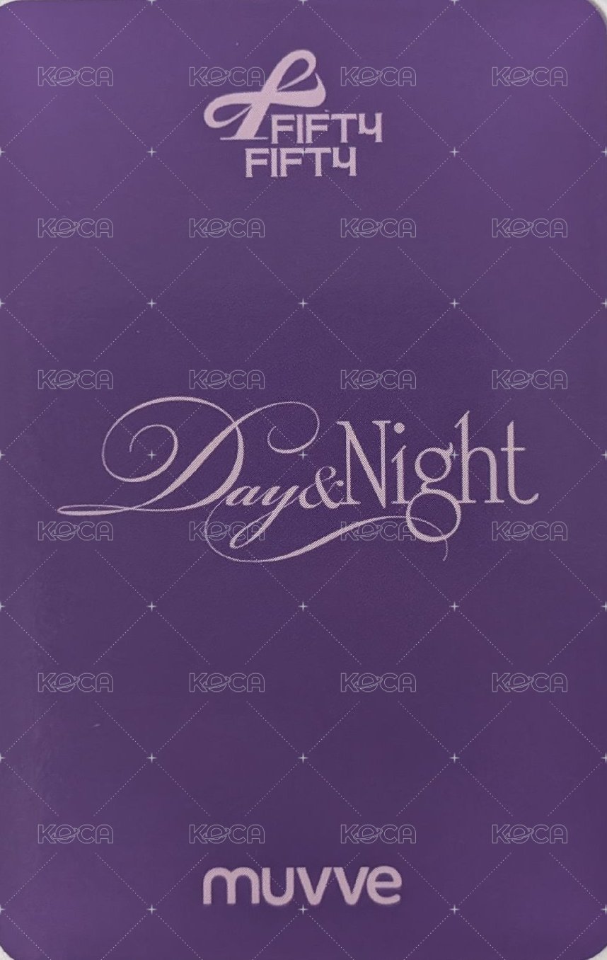 Day & Night mu 線上 6.0 簽售卡  背面