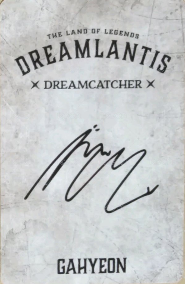 DREAMLANTIS 周邊卡  背面