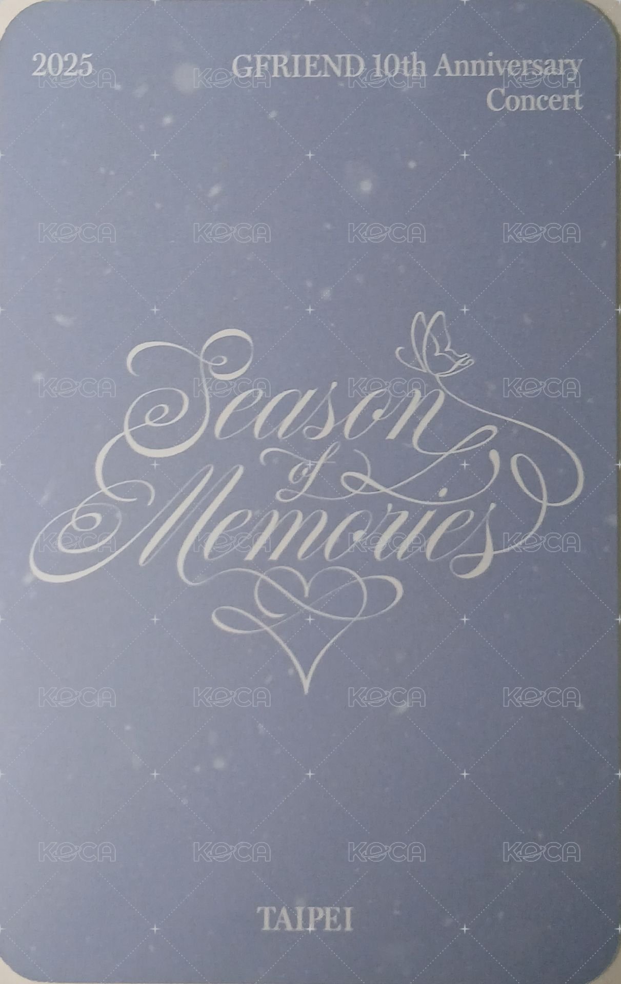 10th CON 台北 入場卡 / 場限卡 0329 背面