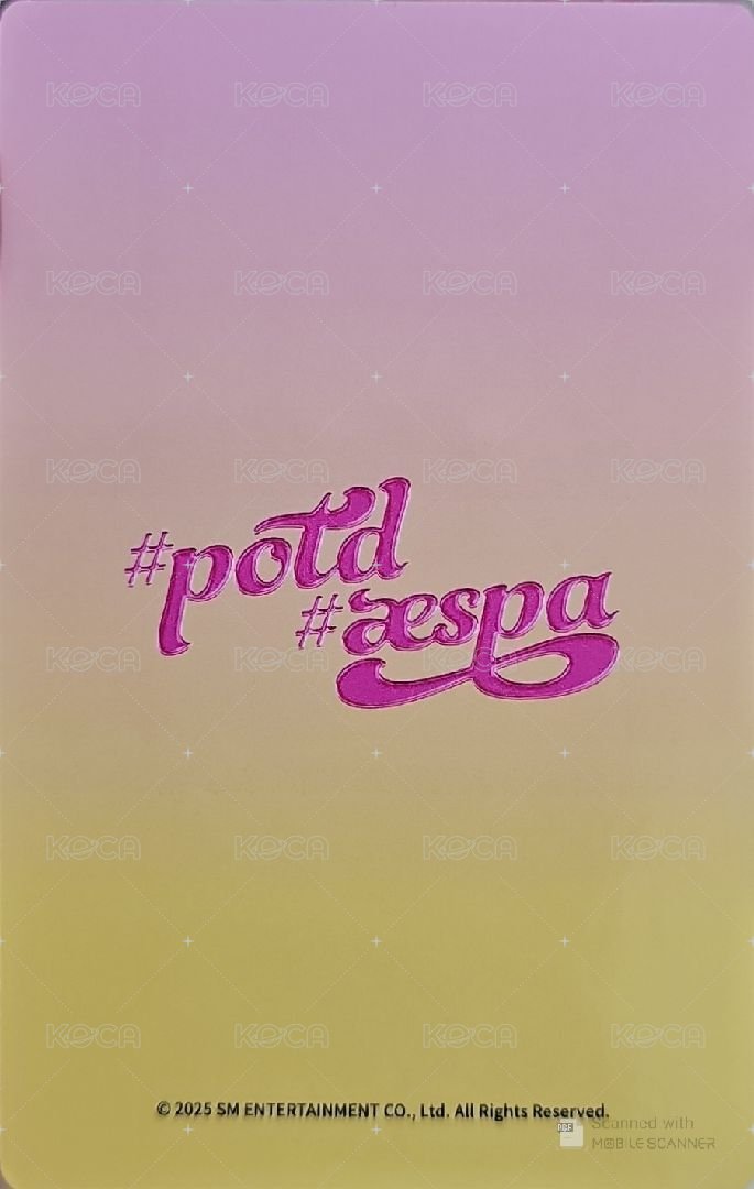 #potd展會 入場卡 / 場限卡 #potd 廣州展會門票卡柚 背面