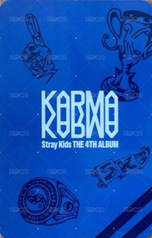 KARMA 快閃店 周邊卡 資料夾 背面