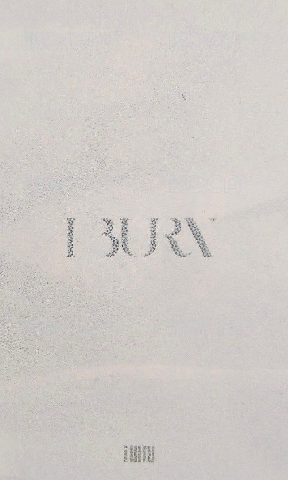 I BURN mk 1.0 特典卡  背面