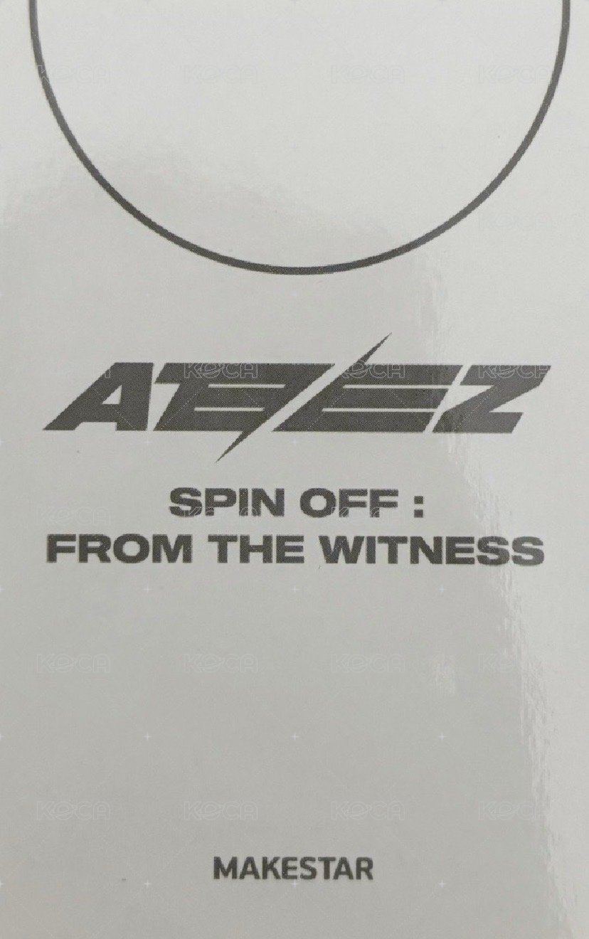 From the Witness ms 5.0 線下 簽售卡  背面