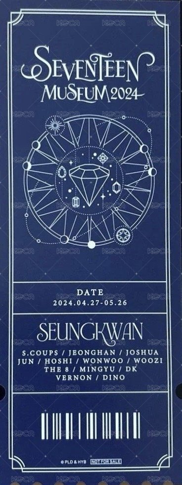 24‘博物館 入場卡 / 場限卡 2nd Block  背面