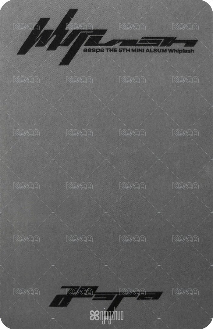 Whiplash hmv 特典卡 寧 背面