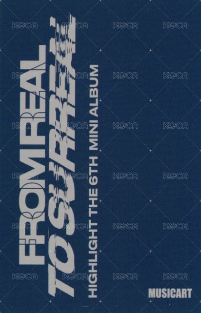 From Real to Surreal ma 簽售卡  背面