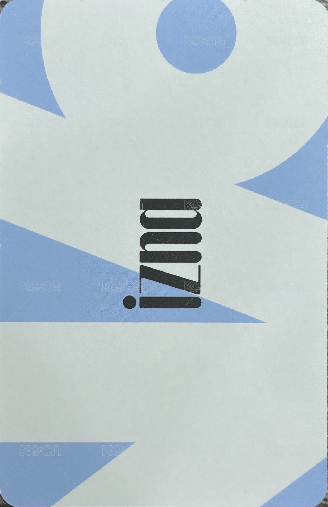 迷一 專輯卡 naya ver. 團卡 背面