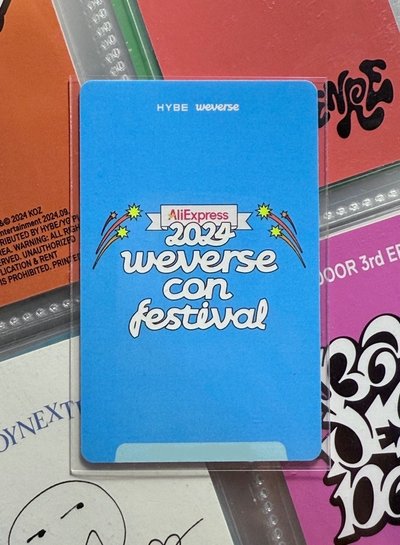 2024 Weverse Con Festival 入場卡 金雲鶴