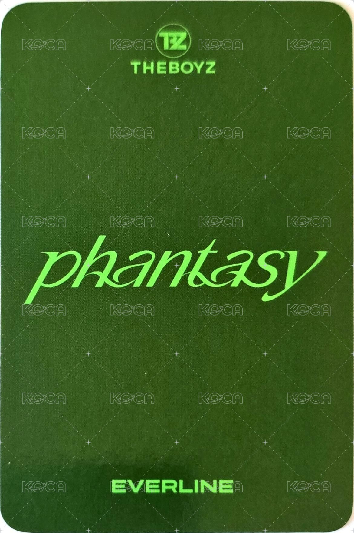 PHANTASY Pt.1 Christmas In August el 1.0 week2 幸運卡  背面