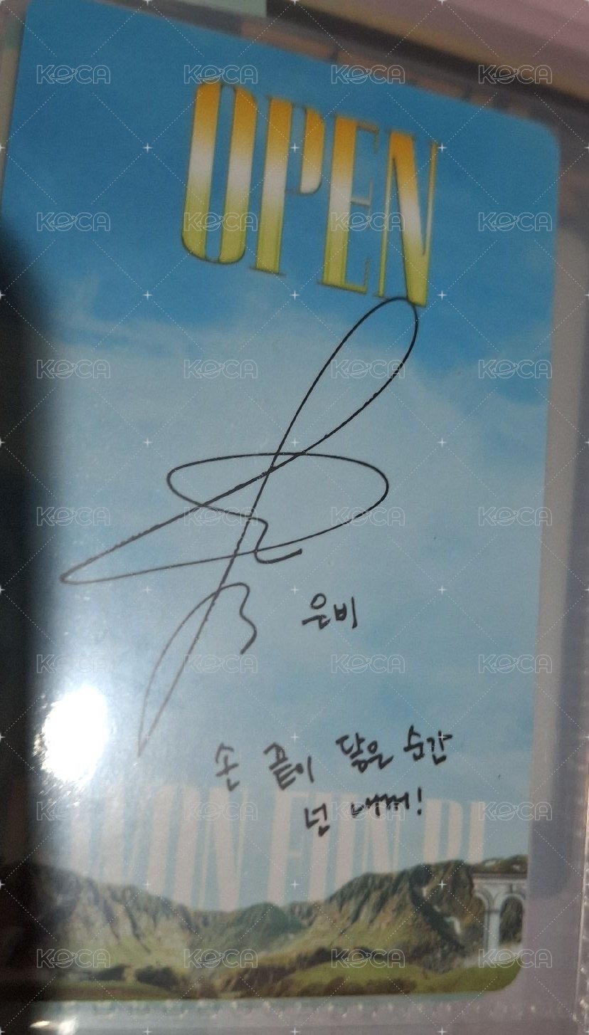 OPEN 專輯卡  背面