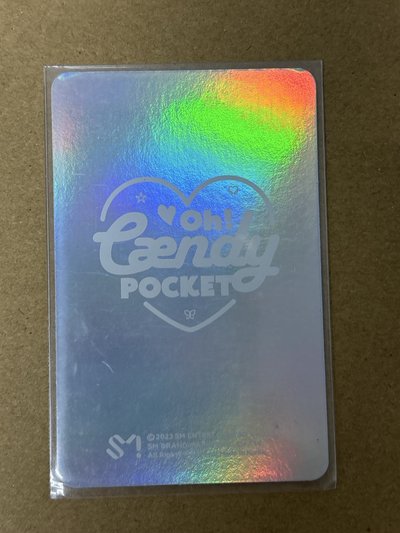 aespa Karina 柚子 白色情人節 周邊卡 閃卡柚