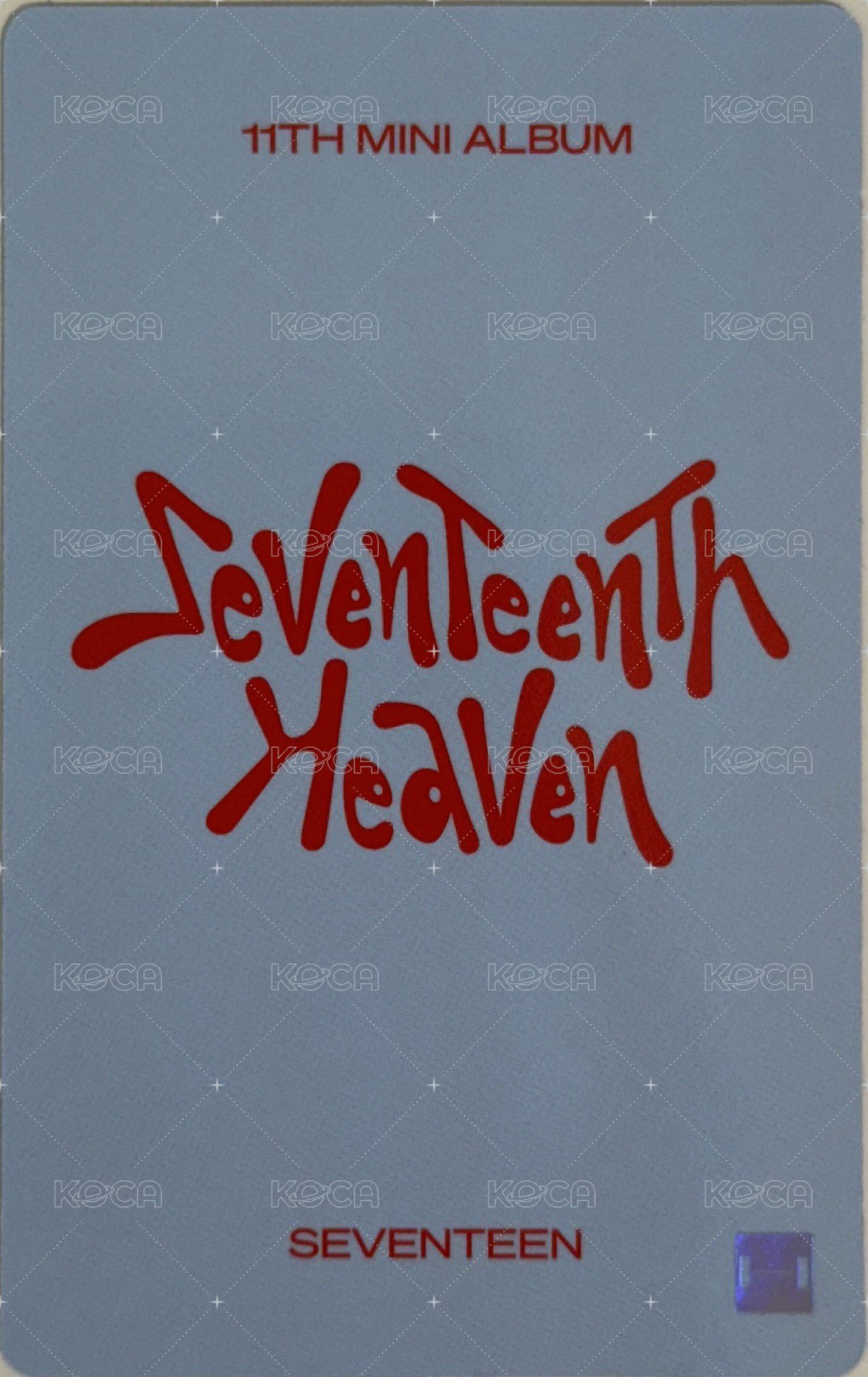 MINI11 sw 幸運卡  背面