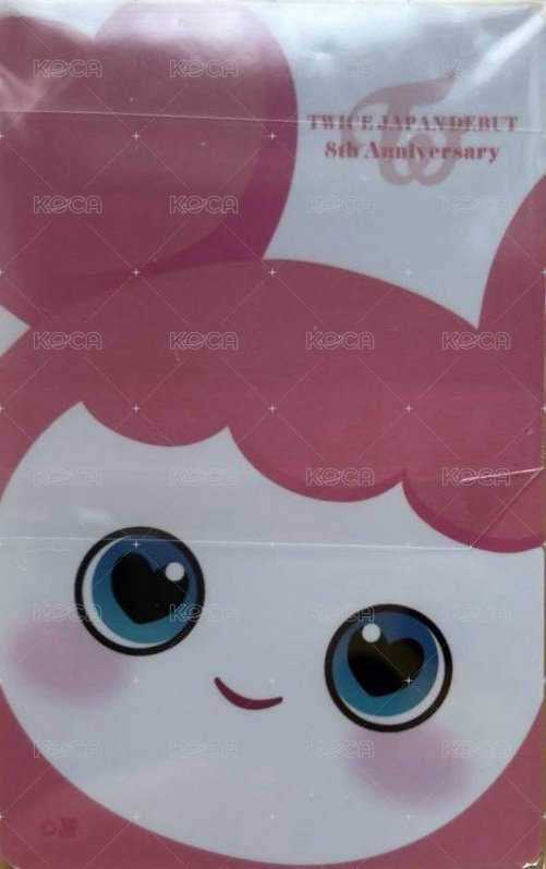 日本八週年快閃 周邊卡 夜燈卡 背面