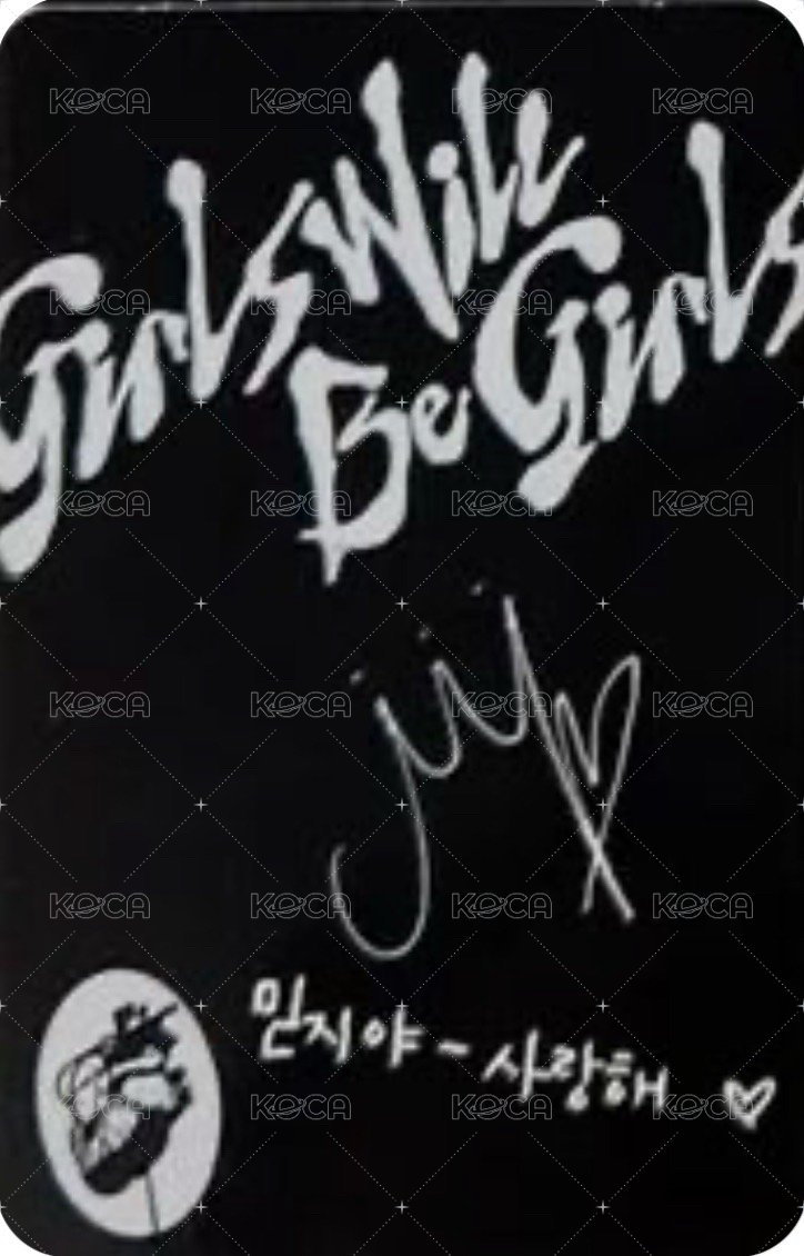 GWBG 專輯卡 CASSETTE BLACK ver. 背面