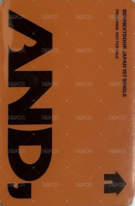 AND, 專輯卡 日咖限定盤 背面