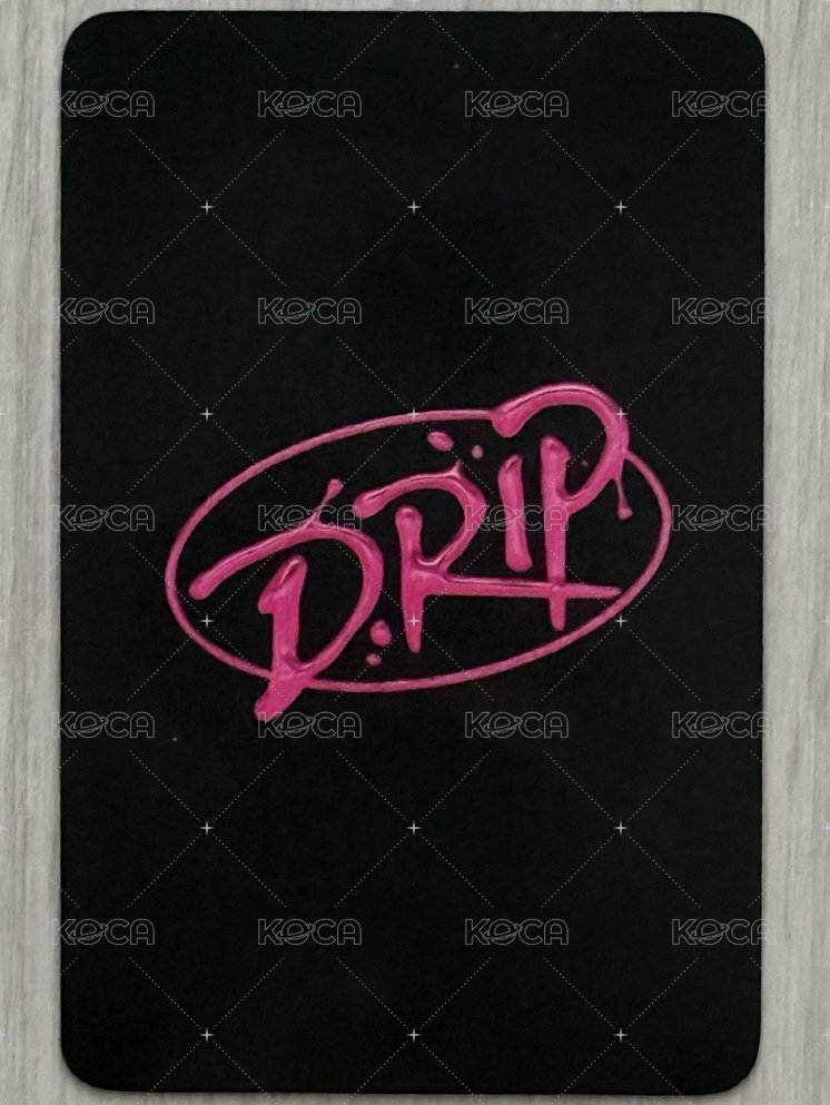 DRIP k4 抽選卡 線下中籤 背面