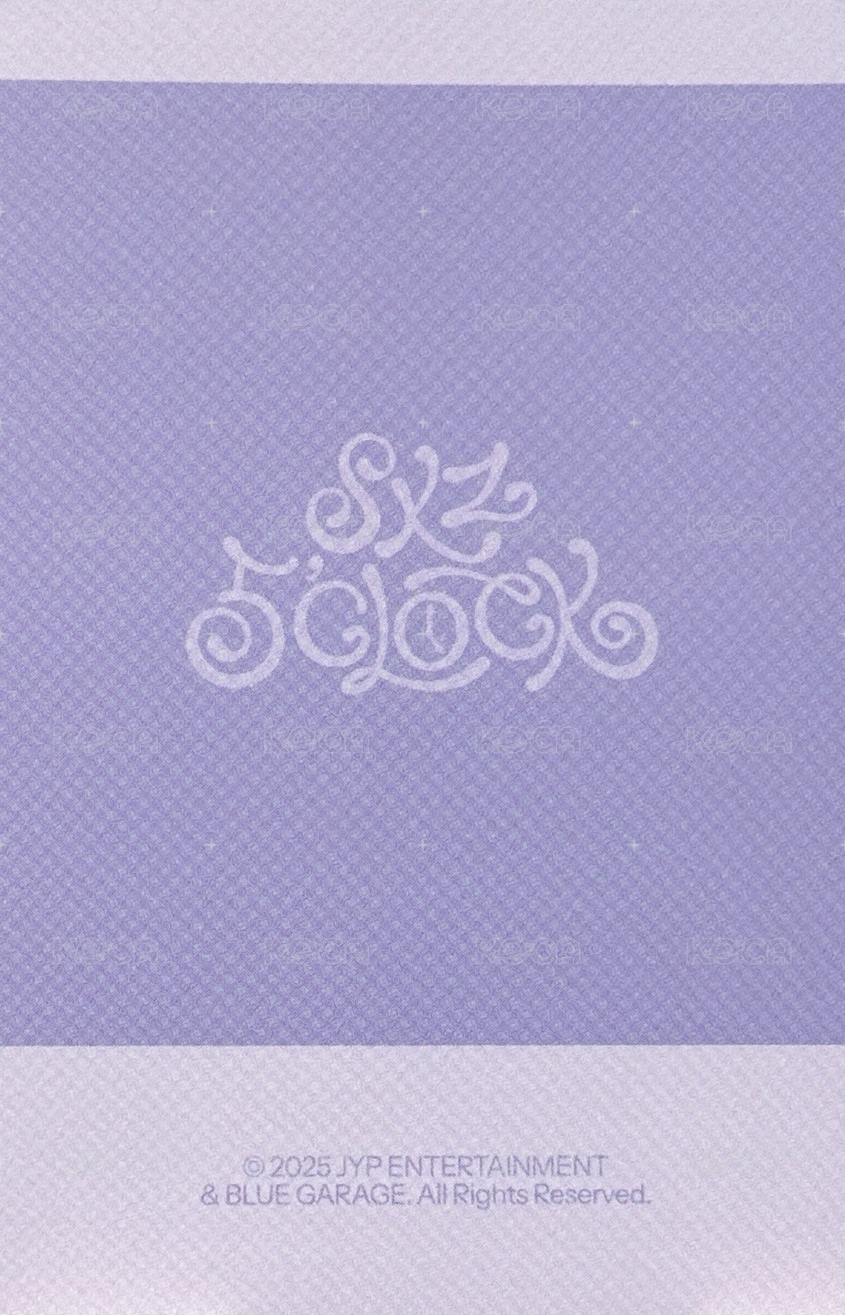 5th FM 周邊卡 鐵盒拍立得 紫 背面