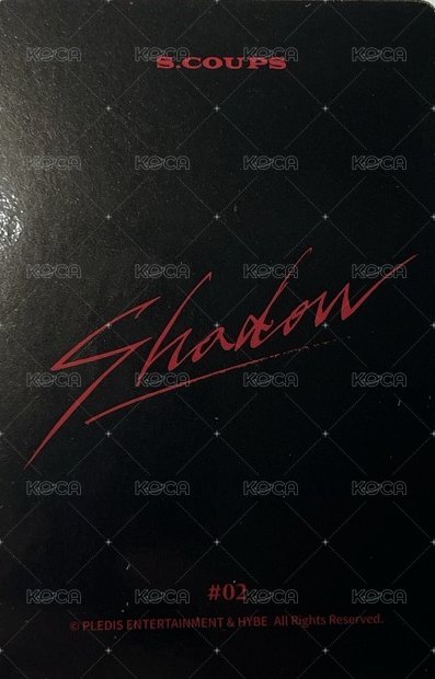 生日禮盒ver.4 周邊卡 HAPPY S.COUPS DAY BIRTHDAY BOX VER.4 背面