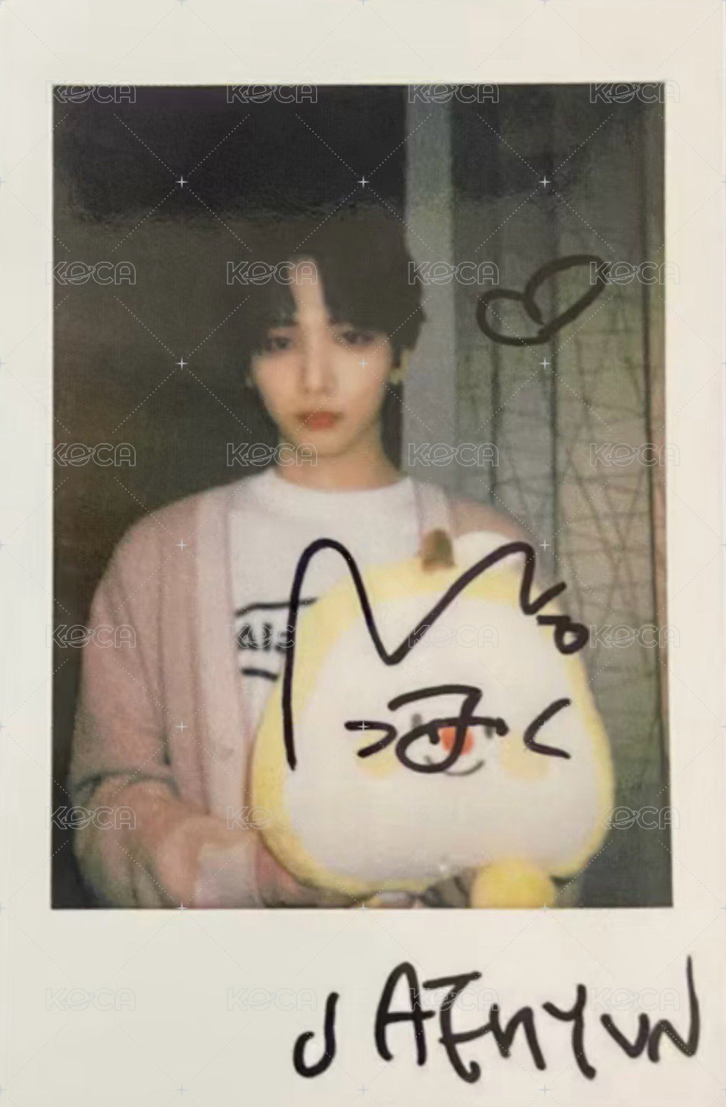 HOW? yzy 青島線下 簽售卡 復刻水果拍立得 正面