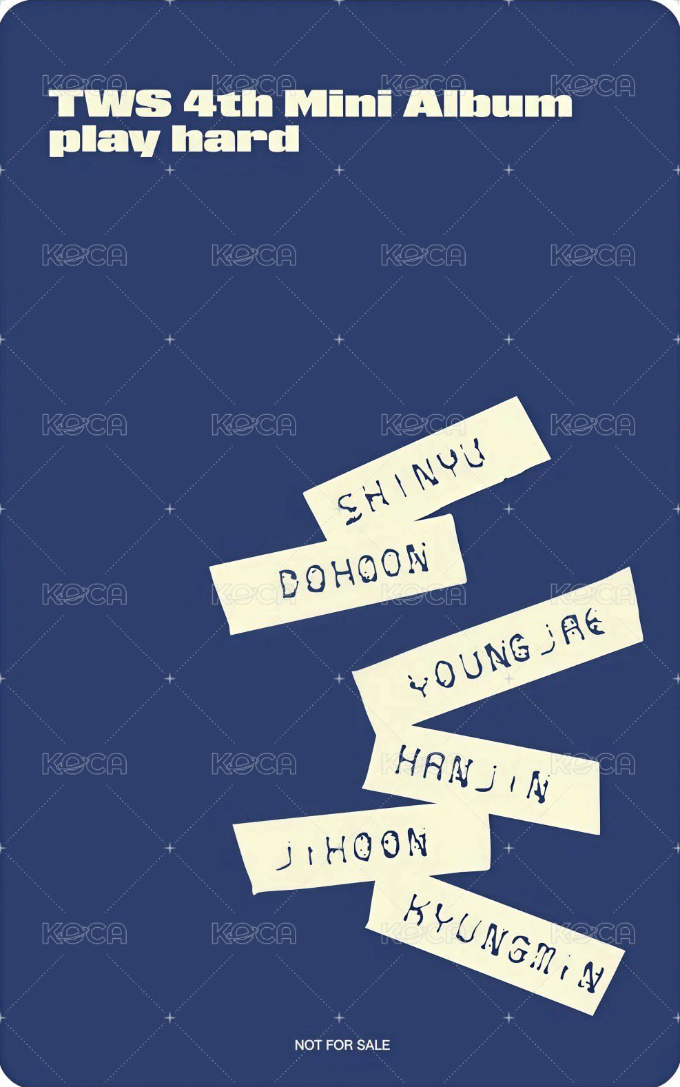 Play Hard tsutaya 幸運卡  背面