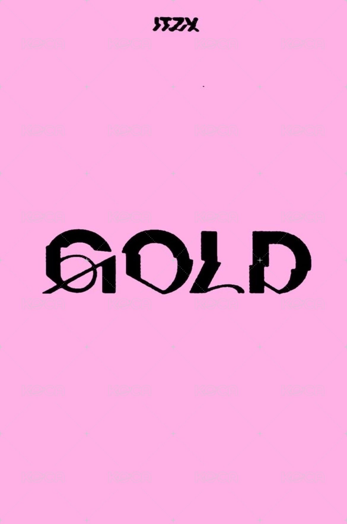 GOLD 第一週 打歌卡  背面