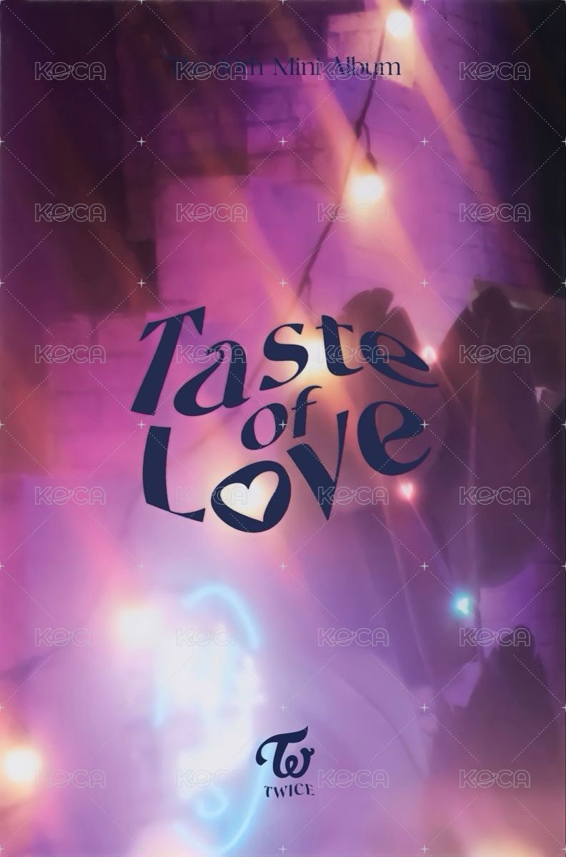 Taste of Love 專輯卡 預購禮 背面