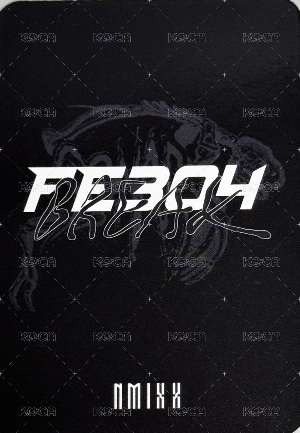 BREAK am 3.0 幸運卡 概念圭 背面