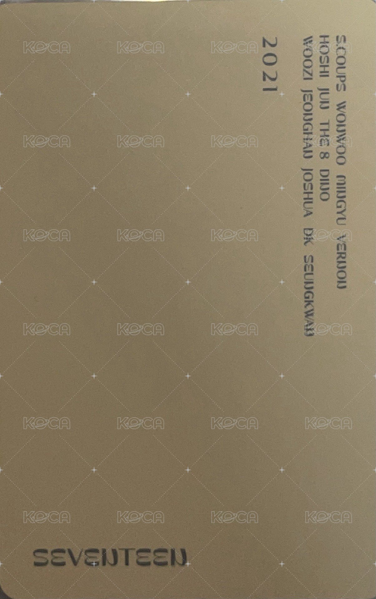 21‘年曆 年曆卡  背面