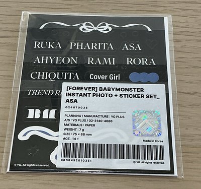 ASA 拍立得+貼紙組