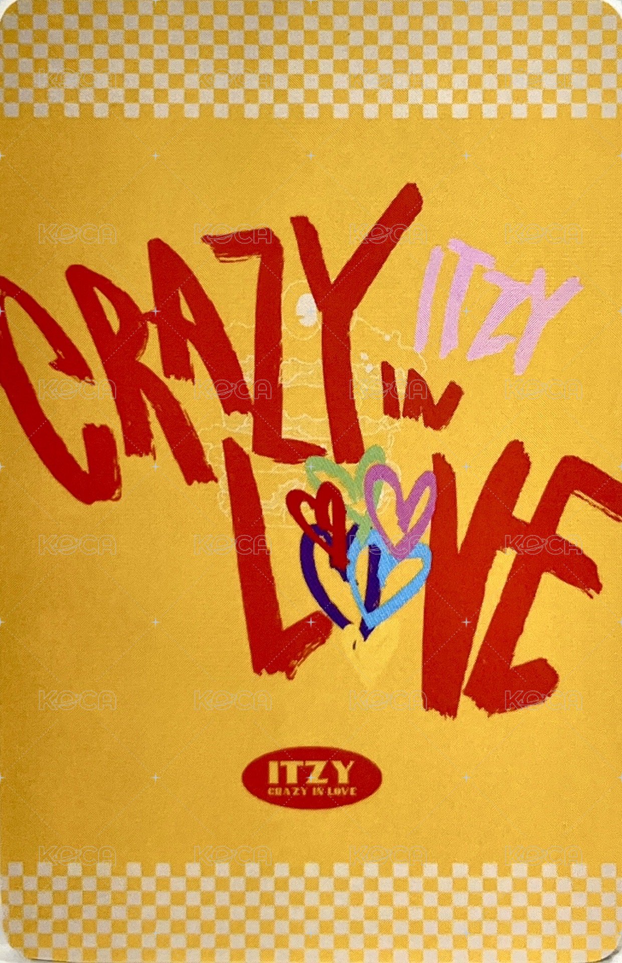 CRAZY IN LOVE wd 5.0 簽售卡  背面