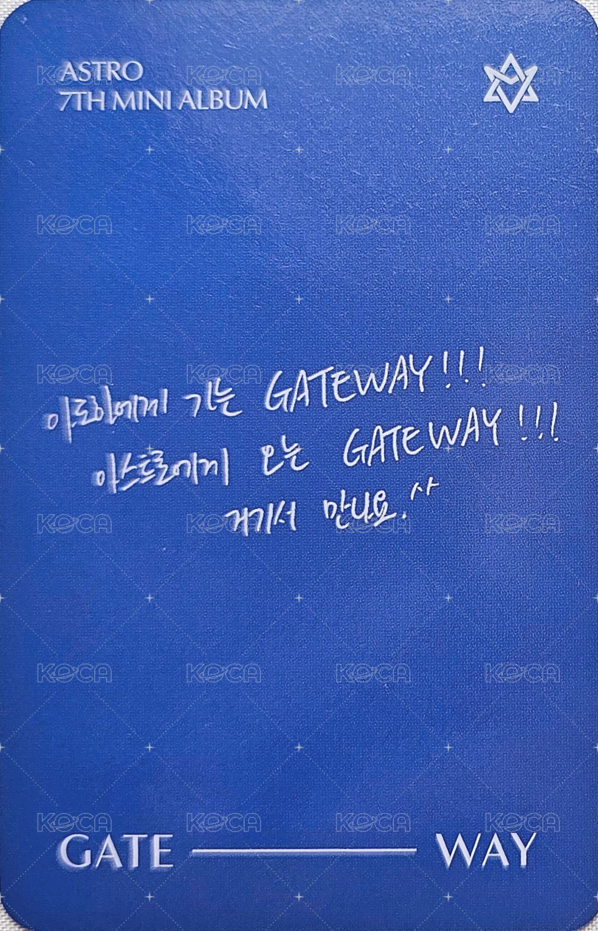 迷七 專輯卡 Another World ver. 背面