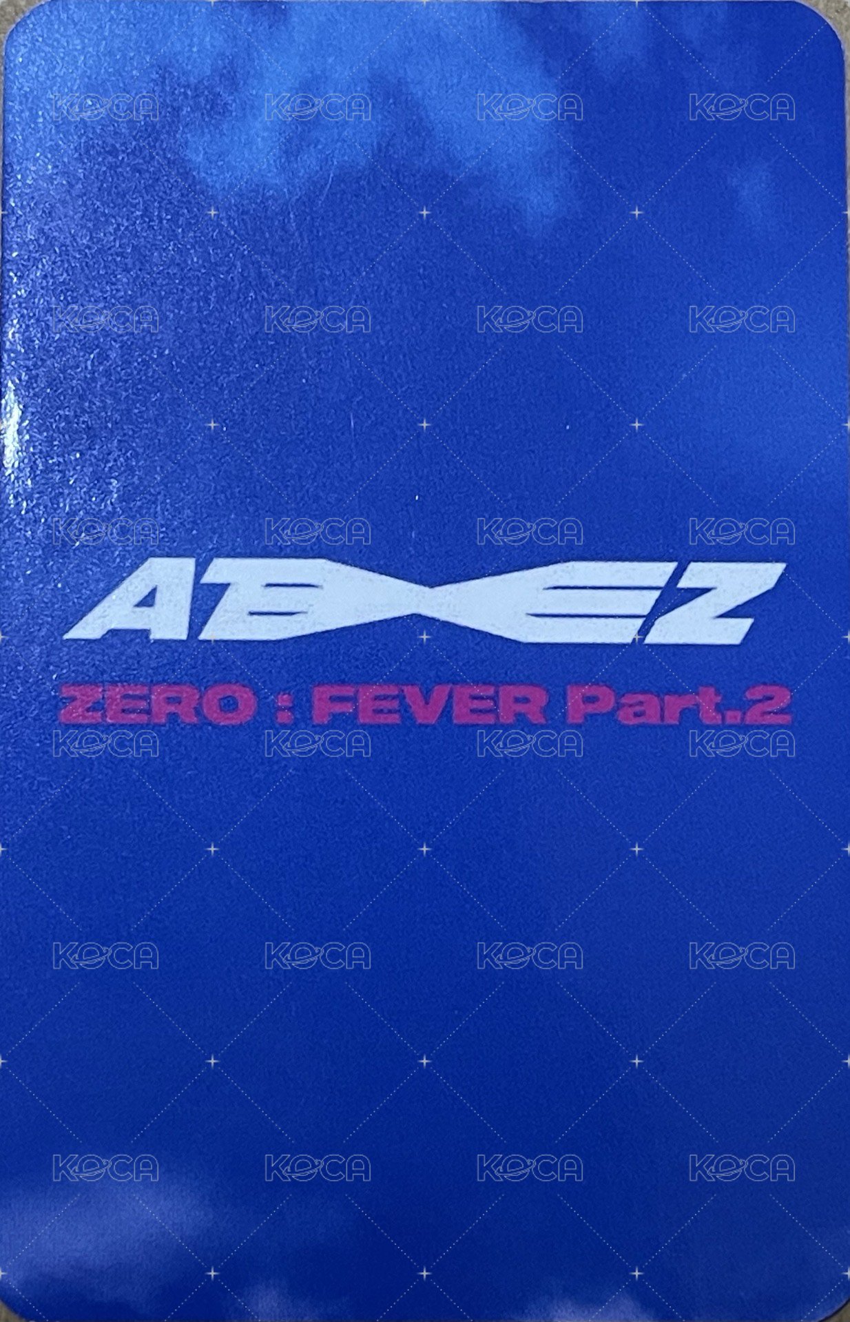 FEVER pt.2 mokket 特典卡  背面