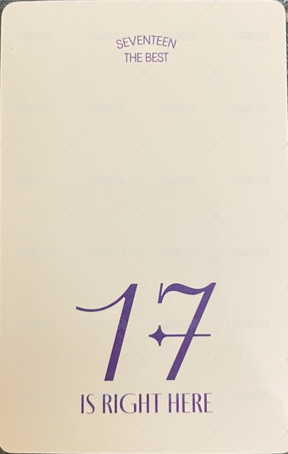 精選專 yzy 夏日 幸運卡  背面