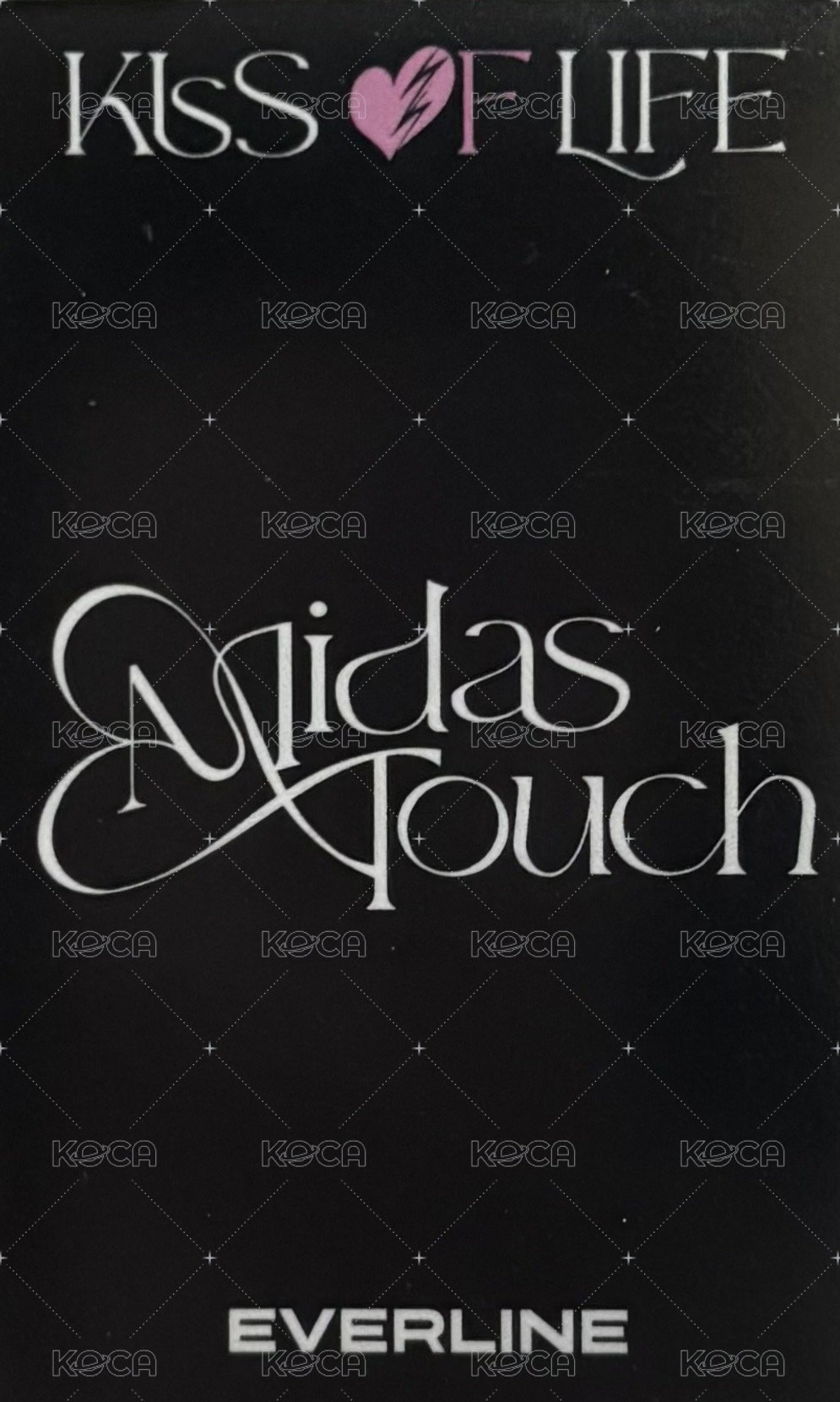 KISS OF LIFE el 2.0 簽售卡  背面