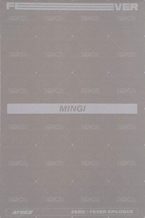 FEVER Epilogue 專輯卡 A ver. Limited 背面