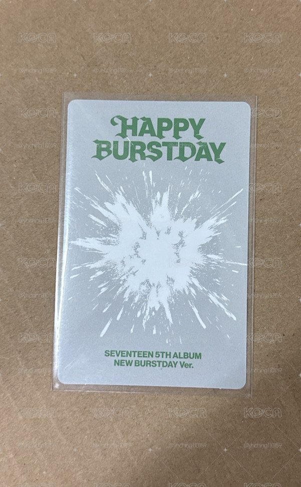 正五 專輯卡 正規五| NEW BURSTDAY ver.