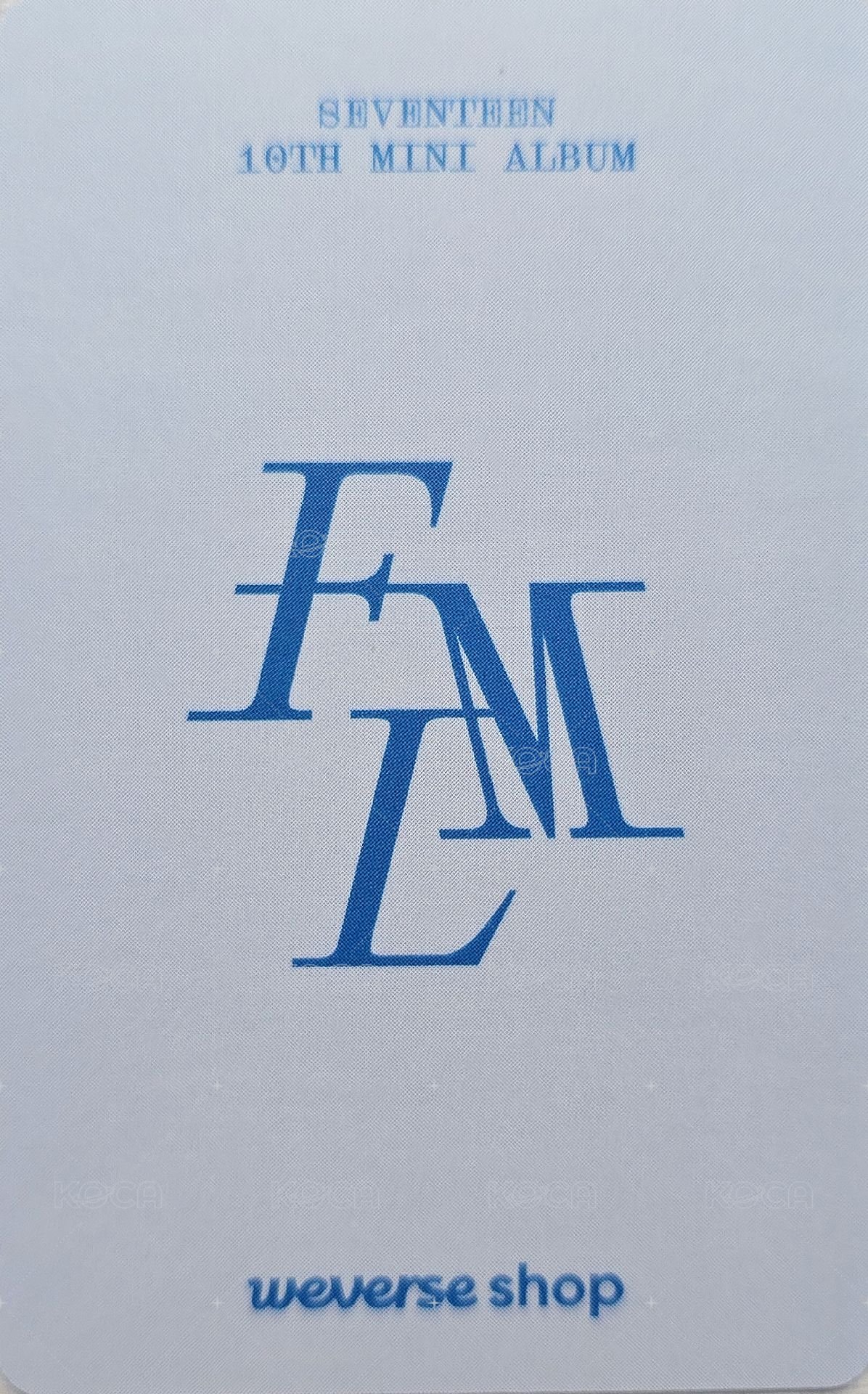 MINI10 wvs 簽售卡  背面