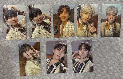 正規4 ep3專卡 簽售卡 尹淨漢 Joshua 全圓佑 Woozi 夫勝寛 