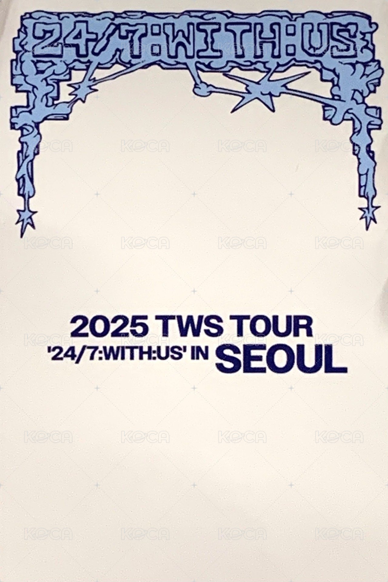 25 首爾場 入場卡 / 場限卡 粽卡 背面