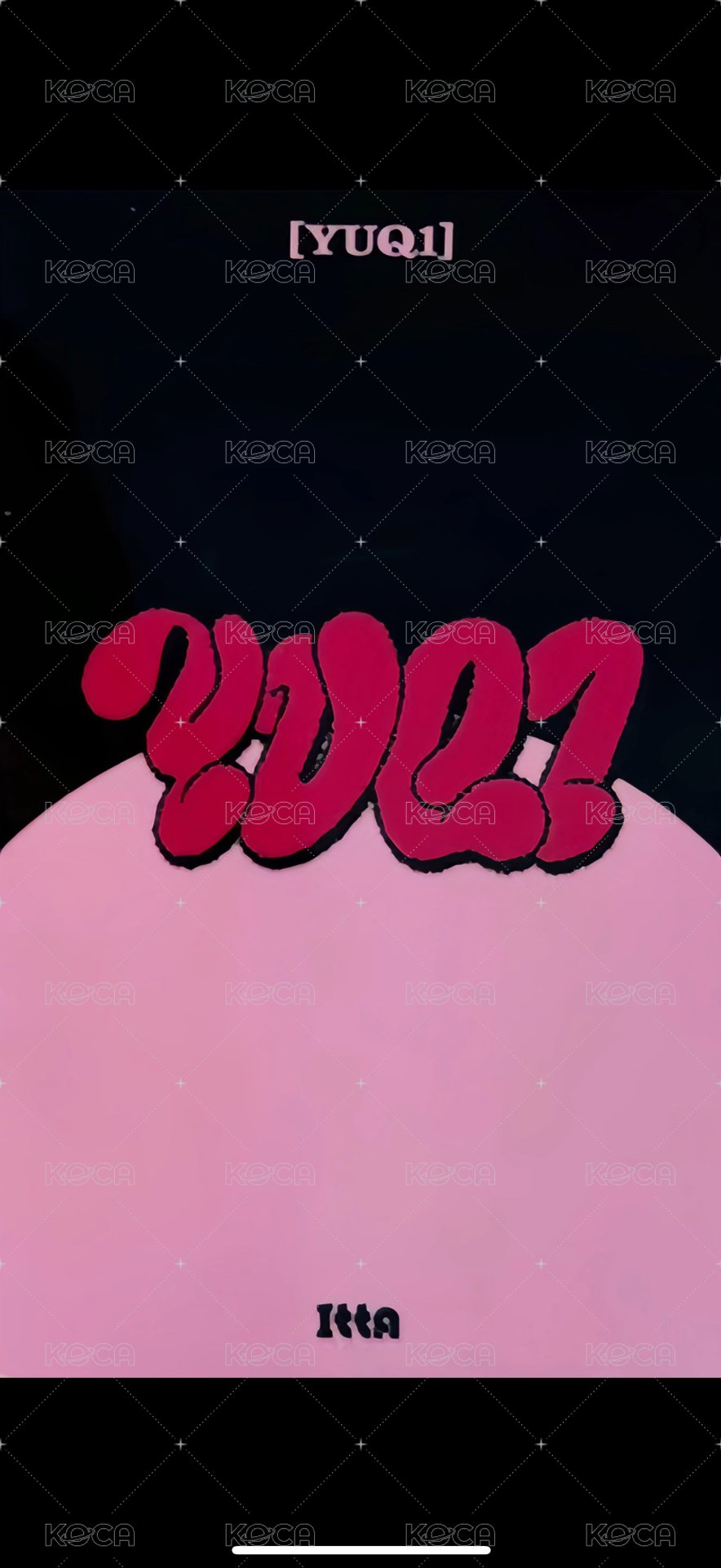 YUQ1 itta 線上2.0 簽售卡 耳機琦 背面