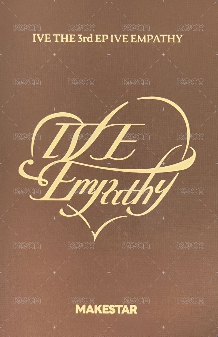 IVE EMPATHY ms 4.0 簽售卡  背面