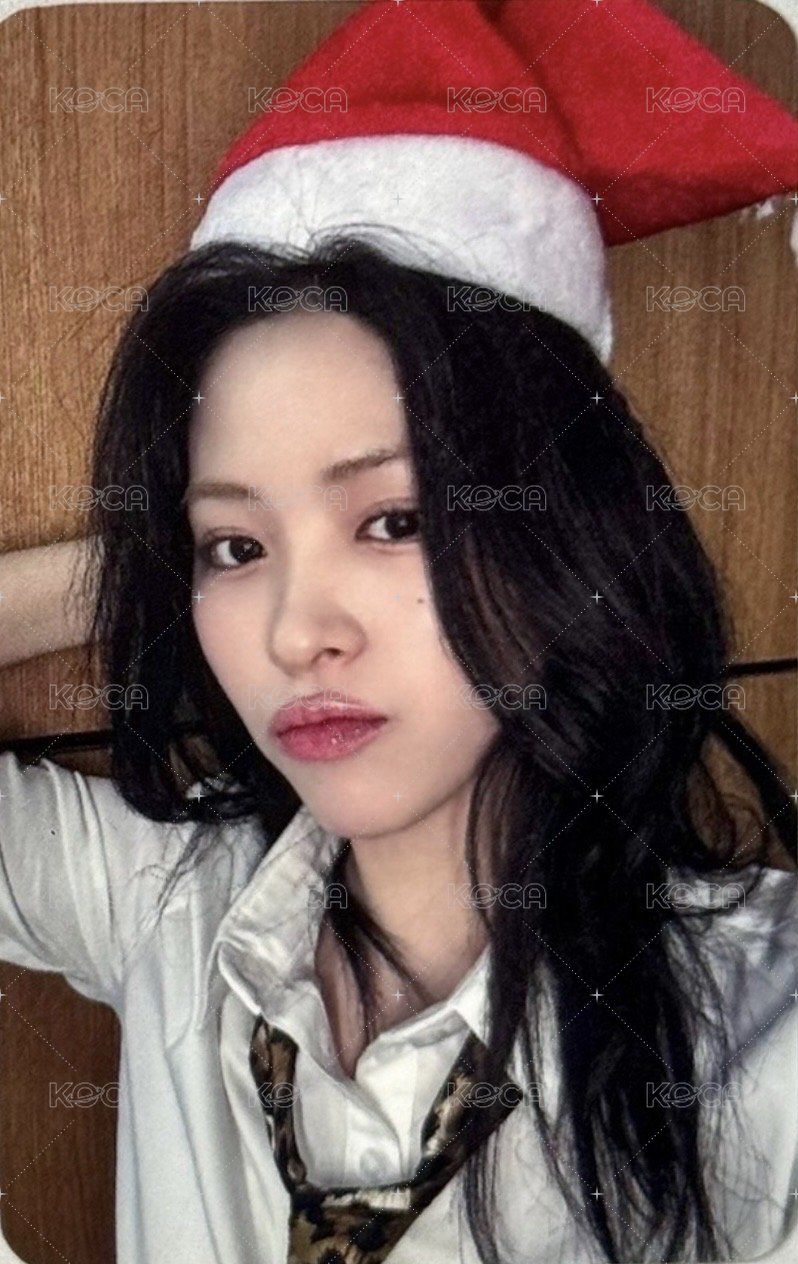 GOLD House Of Kpop 簽售卡 聖誕帽 正面