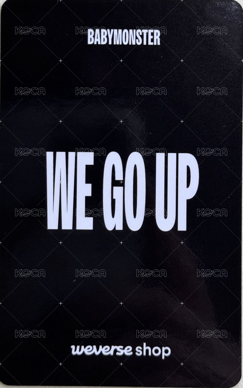 WE GO UP wvs 預售 特典卡 asa 背面