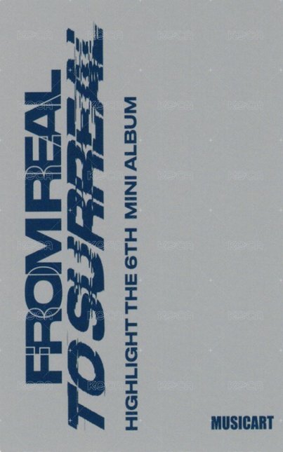 From Real to Surreal ma 簽售卡  背面