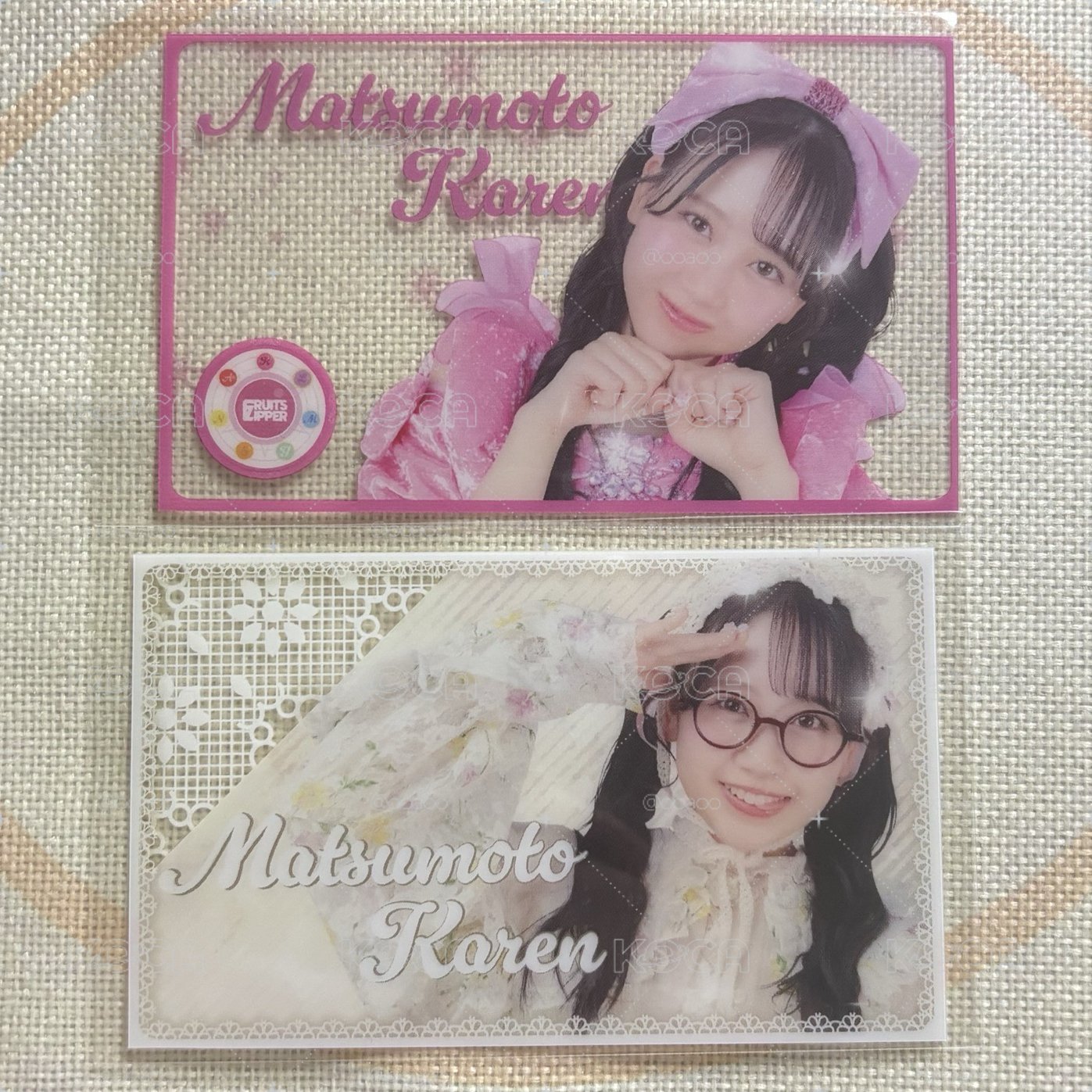 FRUITS ZIPPER 松本かれん かがみ 透卡