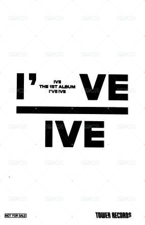I've IVE 塔店 特典卡  背面