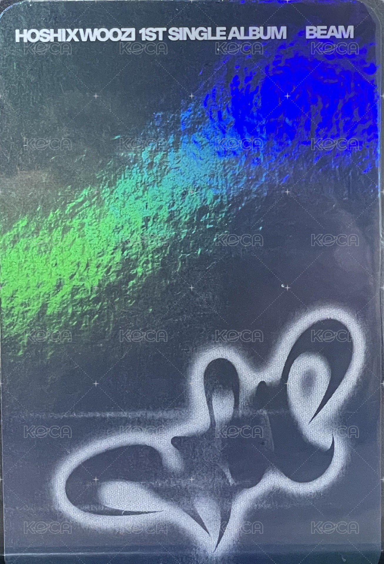 HxW<BEAM> yes24 預購 特典卡  背面