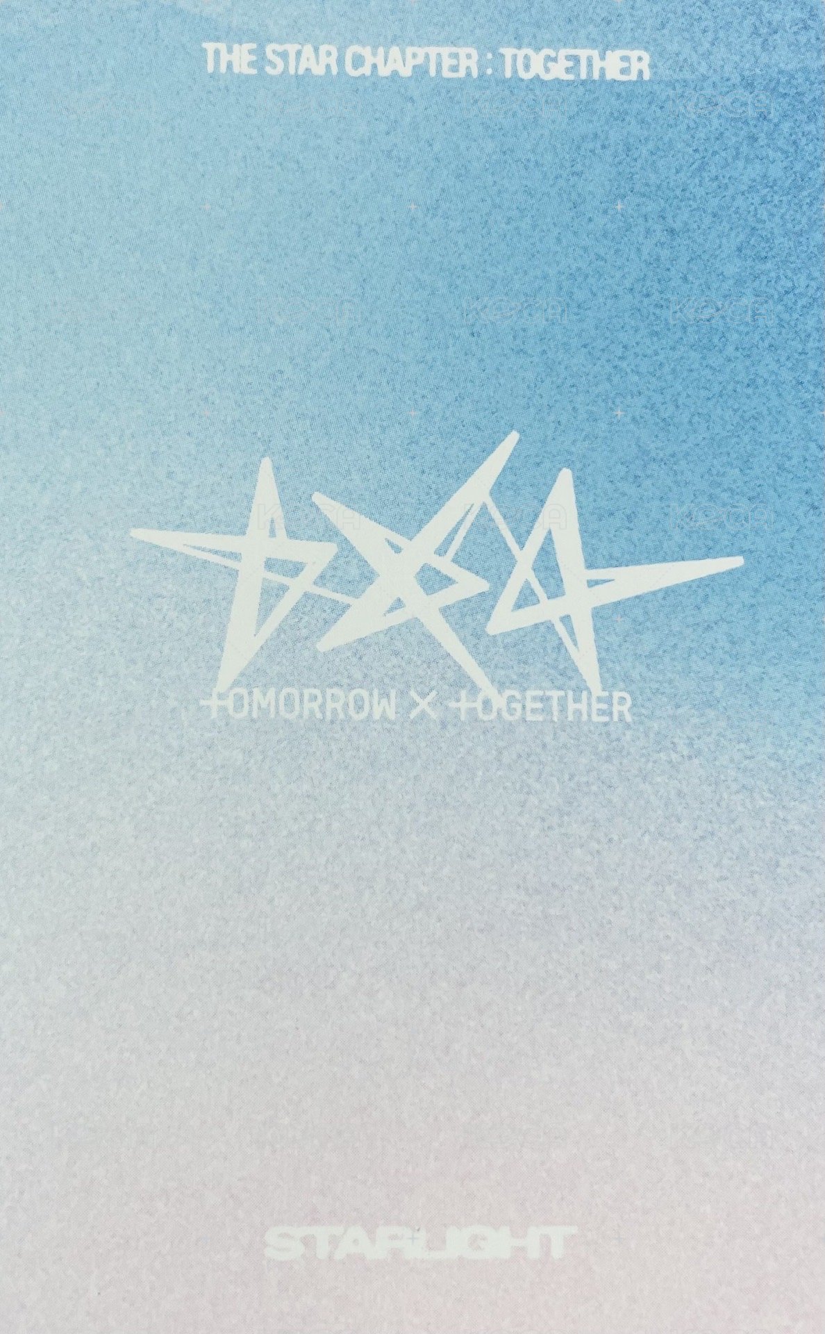 正四 專輯卡 Starlight ver. 背面