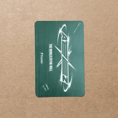 WILL fromm 3.0 簽售卡 名牌 ver. 星化